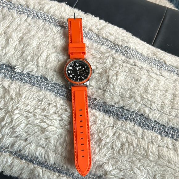 COACH Sport Watch - Orange Rubber Strap - Picture 1 of 5